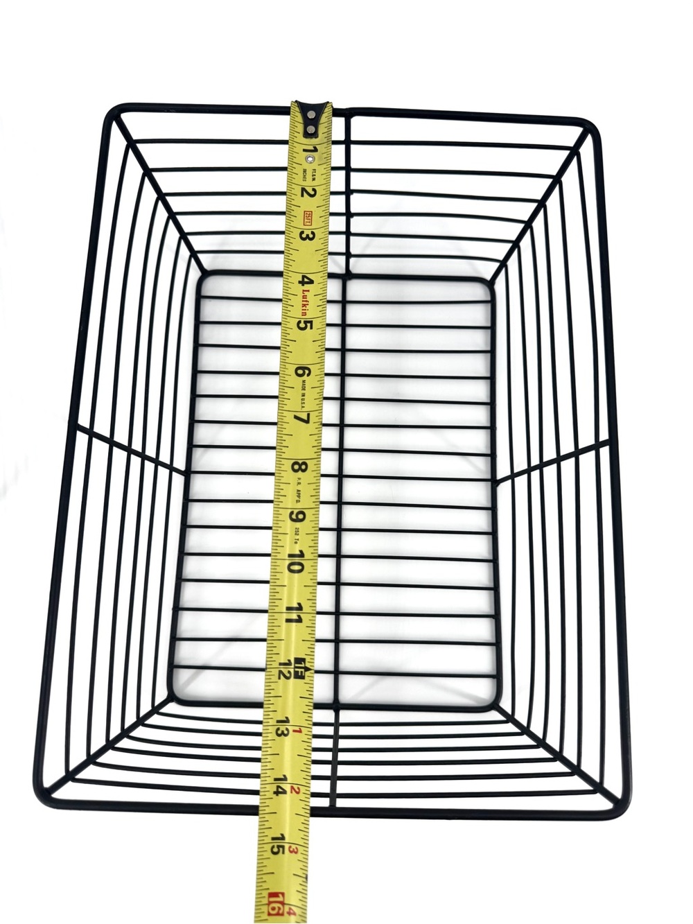 Set-of-2 Black Metal Wire Nesting (Large/Small) Baskets - Picture 11 of 13